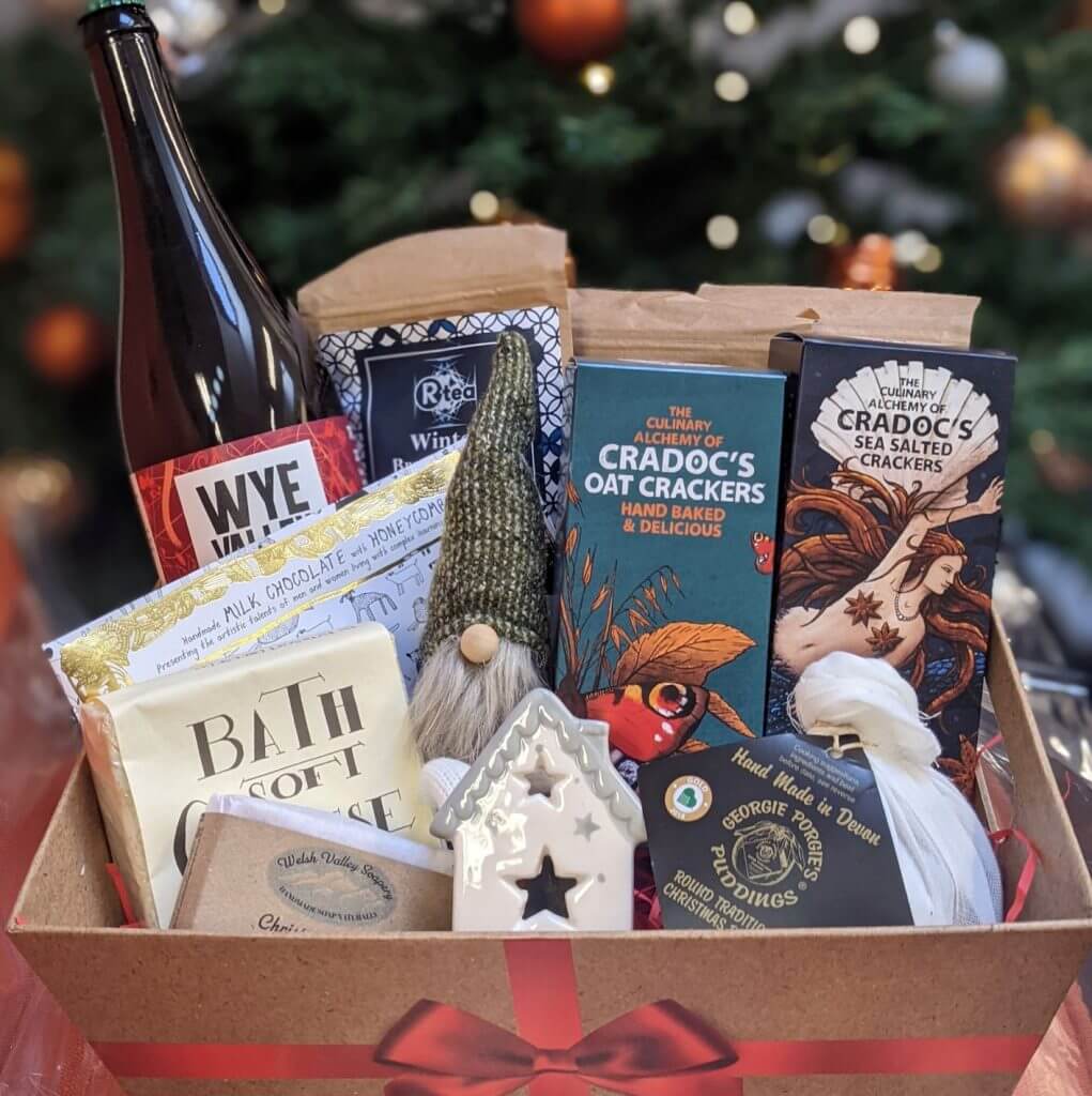 a festive hamper giveaway at christmas