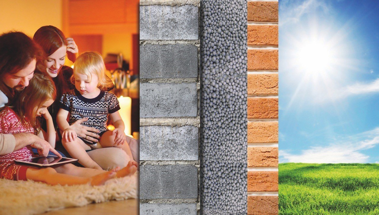Cavity Walls Insulation with EPS Beads